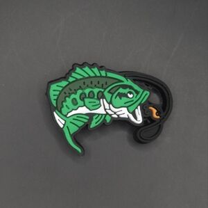 (5/$15) Bass Fish Croc Charm